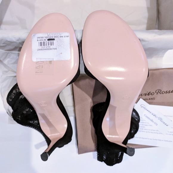 ❌SOLD❌🎁Gianvito Rossi🎀Halle Lace Suede Sandals - Picture 6 of 8